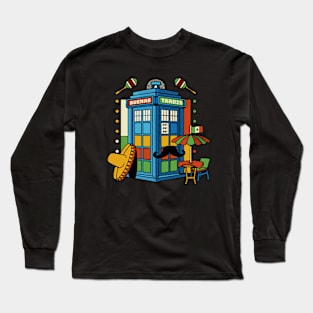 Buenas Tardis Travel Time by Tobe Fonseca Long Sleeve T-Shirt